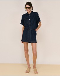 Staple the Label - Lea Denim Mini Skirt