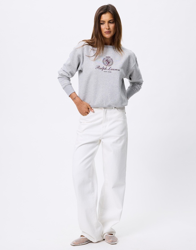 Polo Ralph Lauren - Logo Crest Fleece Crewneck - ICONIC EXCLUSIVE