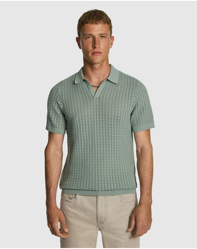 yd. - Ned Knitted Polo Shirt