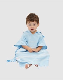 Tolu Australia - Baby Blue Kids Hooded Beach Towel