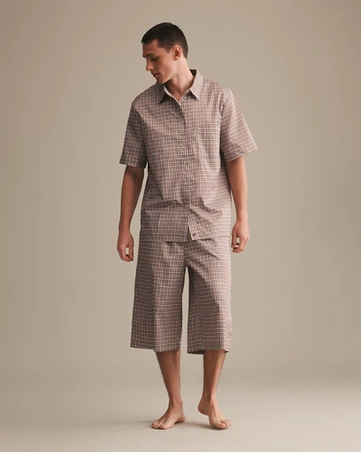 Resting - Soft Woven Cotton Jules Short Sleeve Shirt