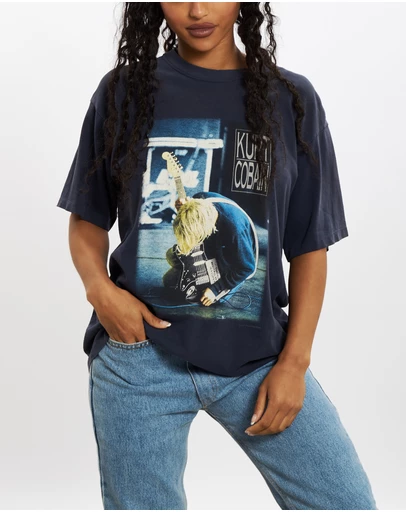 Vintage by The Real Deal - Pre Loved - Vintage Nirvana Kurt Cobain Tee