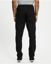 Surrounded By Ghosts - The Hafnon Slim Drawstring Denim Pants
