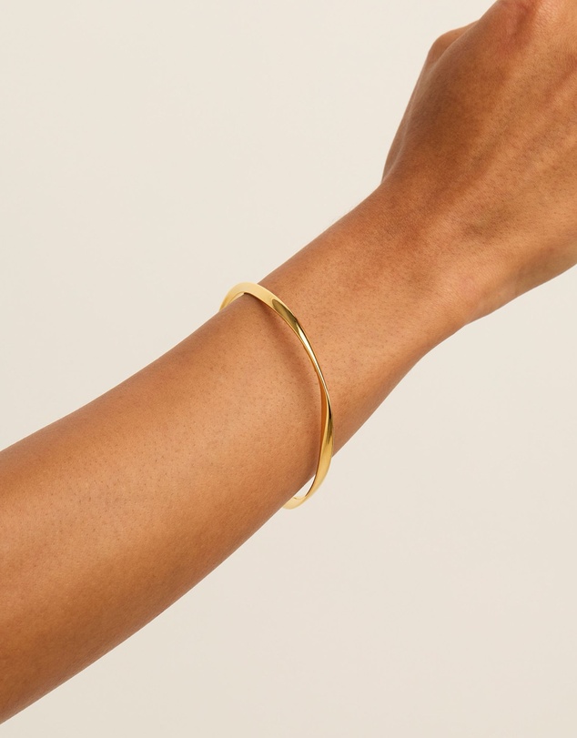Najo - Garden of Eden Yellow Gold Bangle (68mm)