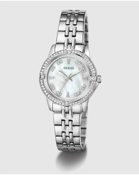 GUESS - GUESS Ladies Silver-Tone Analogue Watch