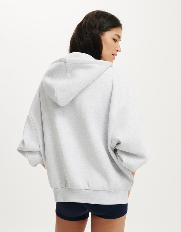 Cotton On Body Active - Plush Oversized Zip Through Hoodie