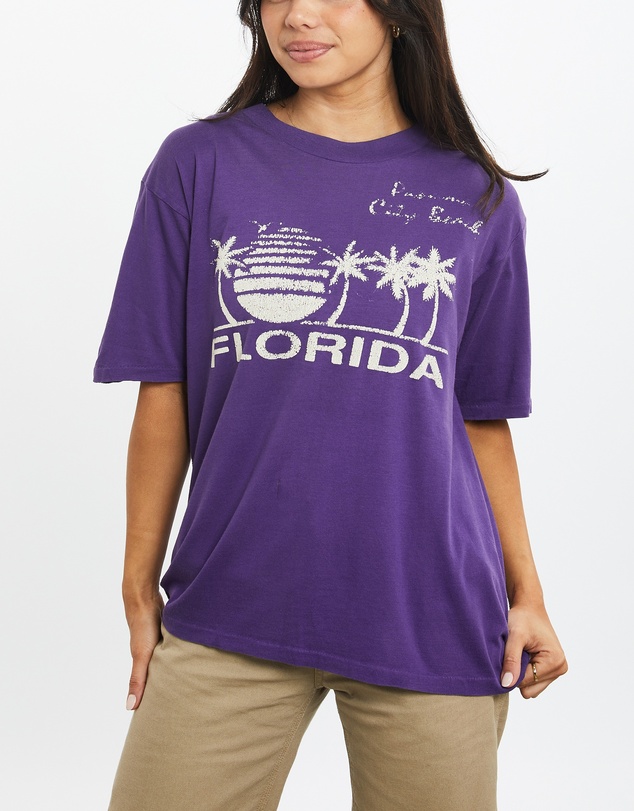 Vintage by The Real Deal - Pre Loved - 80s Florida 'Panama City Beach' Tee