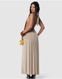 JGR & STN - Elena Backless Midi Dress