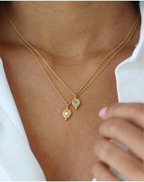 Ottoman Hands - June Birthstone Pendant Necklace