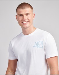 Jack Wills - Slant Stacked Graphic T-Shirt