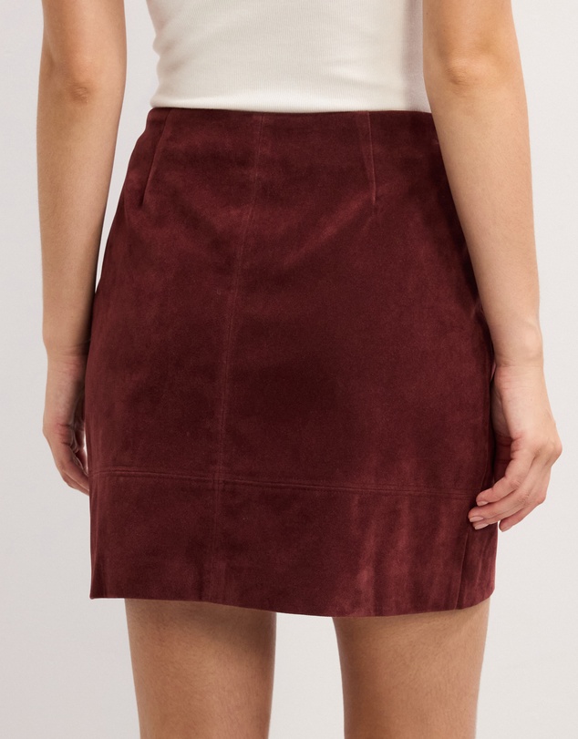 The Fated - Corina Suede Mini Skirt