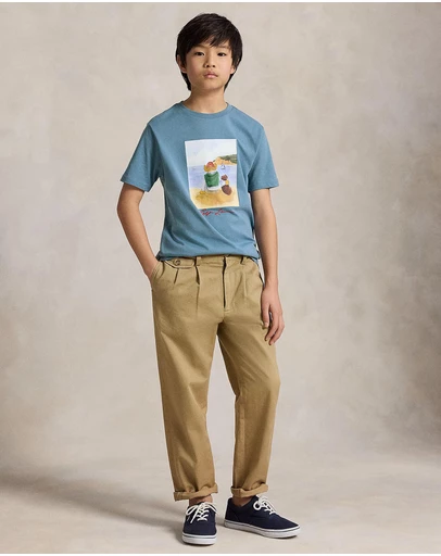 Polo Ralph Lauren - Polo Bear Cotton Jersey Tee - Kids