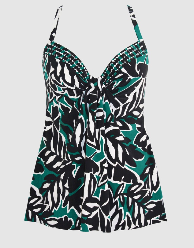 Miraclesuit Swimwear  - Palma Verde Marina Underwired Padded Tankini Top
