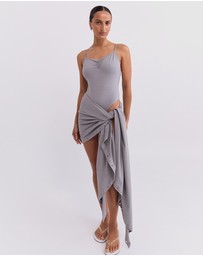 Pinky & Kamal - Eyelet Wrap Skirt 