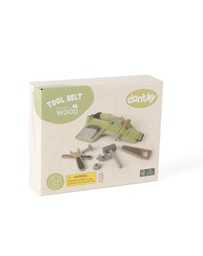 Dantoy - Dantoy - Playful Wood - Tool Belt - 11 pcs
