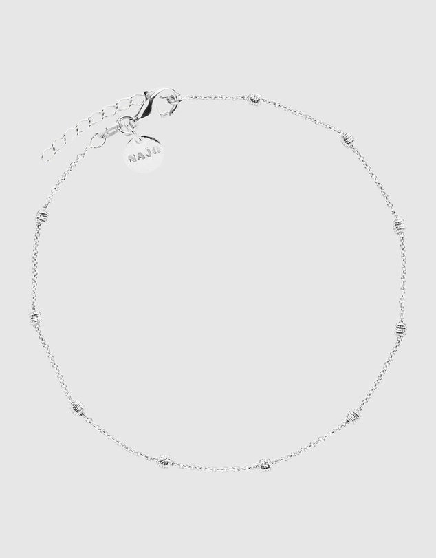 Najo - Birdsong Silver Chain Anklet (23cm + 3cm ext)