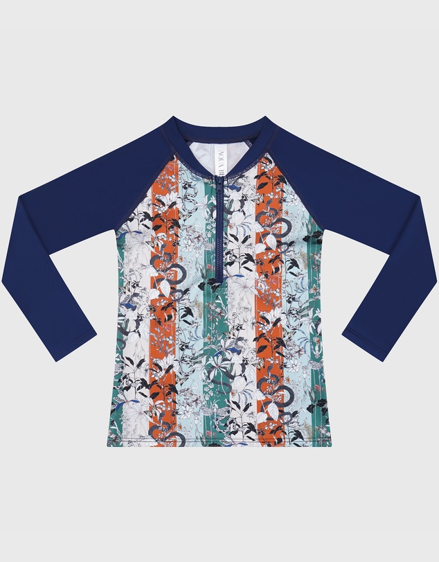 Aqua Blu Kids - Boa Long Sleeve Rash Vest - Teen