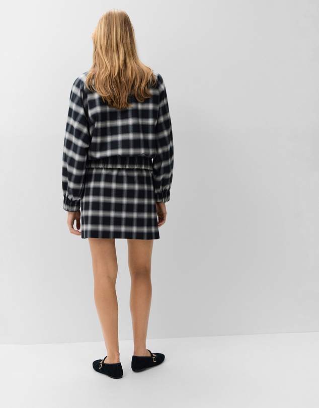 UNISON - Check Mini Skirt