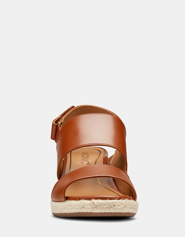 Vionic - Brooke Wedge - Cognac
