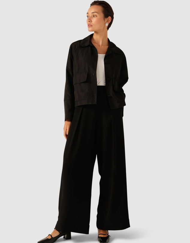 SACHA DRAKE - Button Up Cropped Jacket