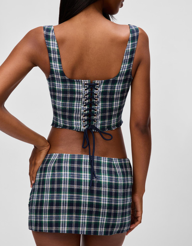 Guizio - Chamonix Tartan Mini Skirt