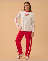 Araminta James - Velour Splice Trackpants
