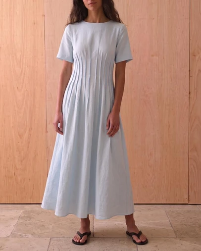 Atmos&Here - Maya Pleat Maxi Dress