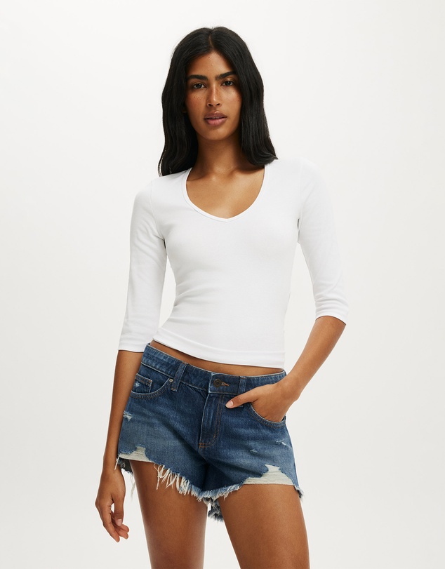 Cotton On - Saturday Denim Short
