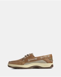 Sperry - Billfish 3-Eye Wide Leather Dark Tan- Men's