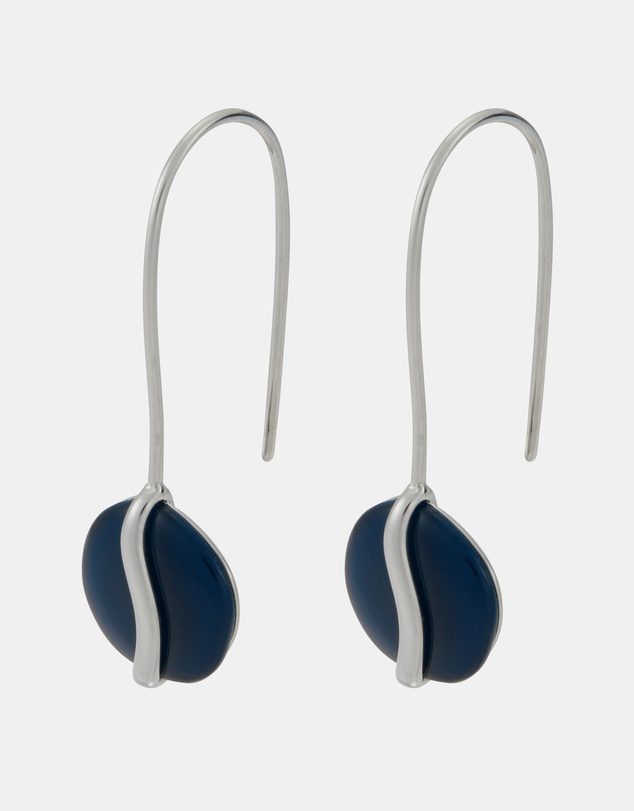 Skagen - Sofie Sea Glass Silver Tone Earring