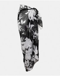 Morgan & Taylor - Tallulah Beach Sarong in Black