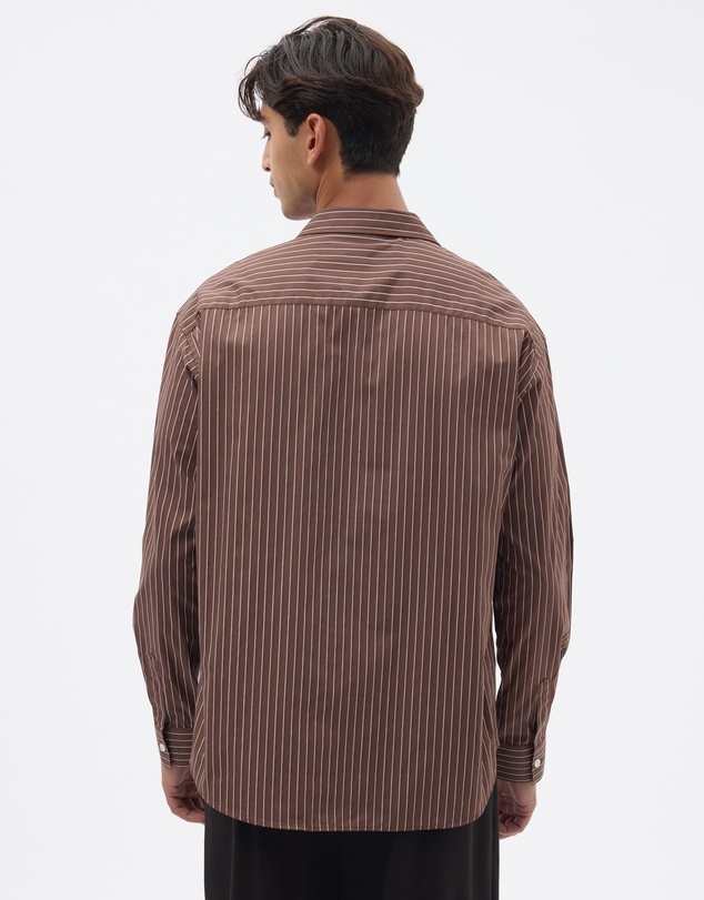 AERE - Stripe Relaxed Cotton Shirt
