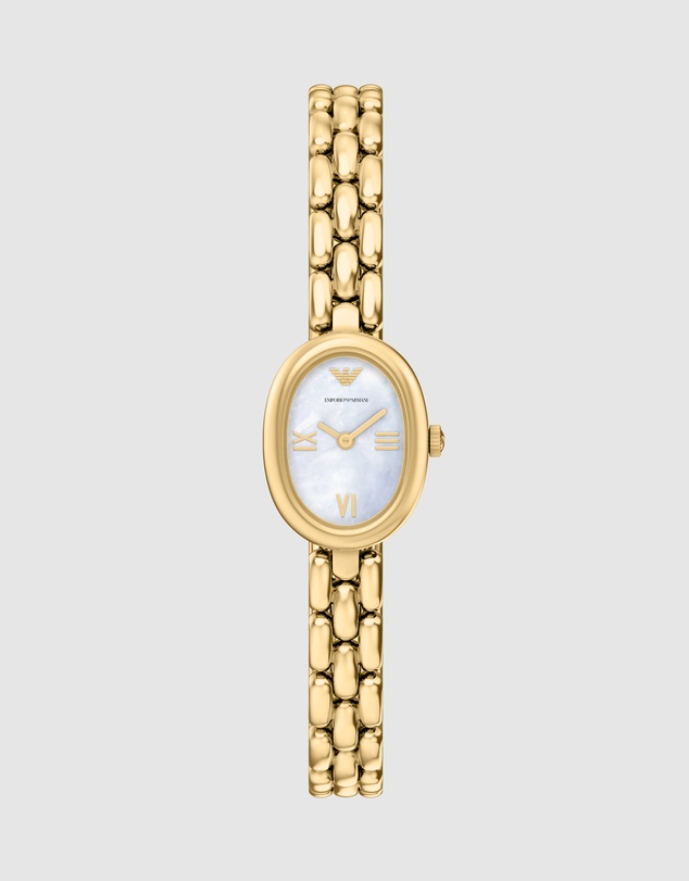 Emporio Armani - Gold Tone Analogue Watch