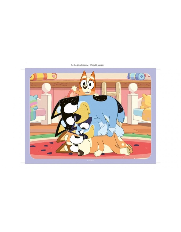 Ravensburger - 4x42pc-bluey Gotta Be Done