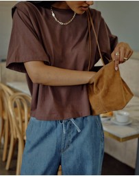 Ceres Life - Rainey Pleat Sleeve Tee