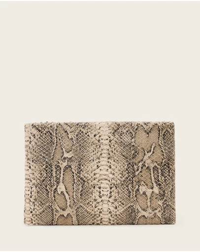 AllSaints - Bettina Snake Clutch