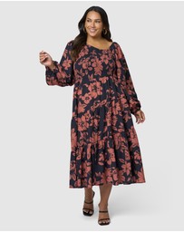 Something 4 Olivia - Lauren Asymmetric Midi Dress
