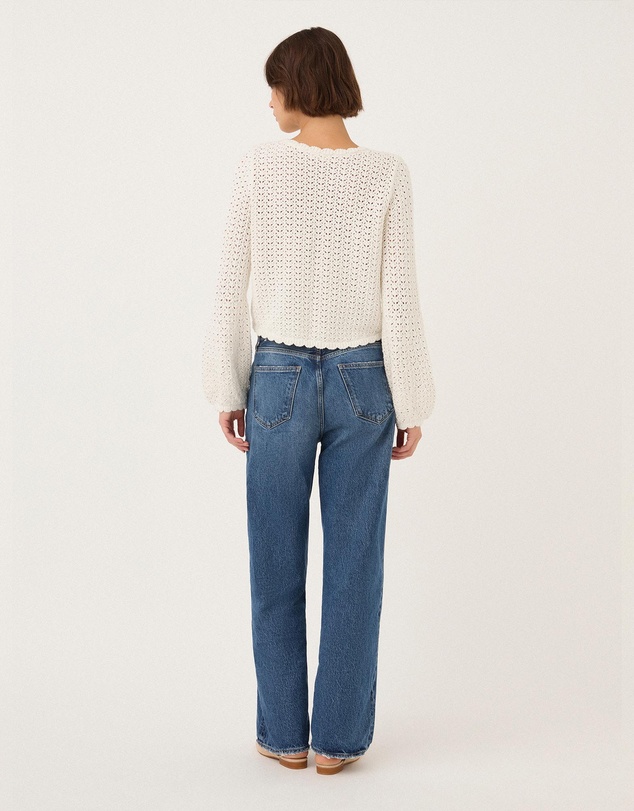 Peony - Pointelle Pullover