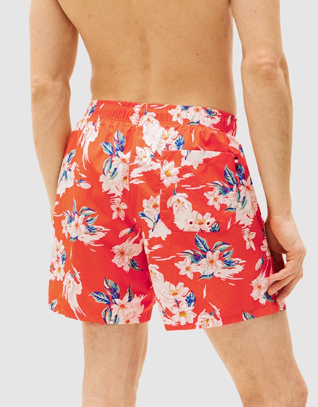 Tommy Hilfiger - Print Mid-Length Swim Shorts