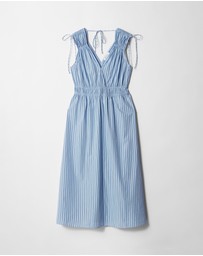 & Other Stories - Tie-Detailed Midi Dress