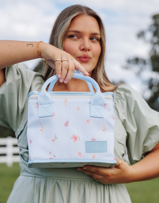 The Somewhere Co - Blue Garden Lunch Bag