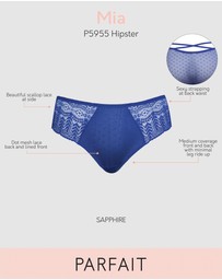 Parfait - Mia Sheer Mesh & Lace Hipster Brief