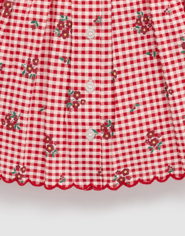 Purebaby - Gingham Dress-Kids-Babies