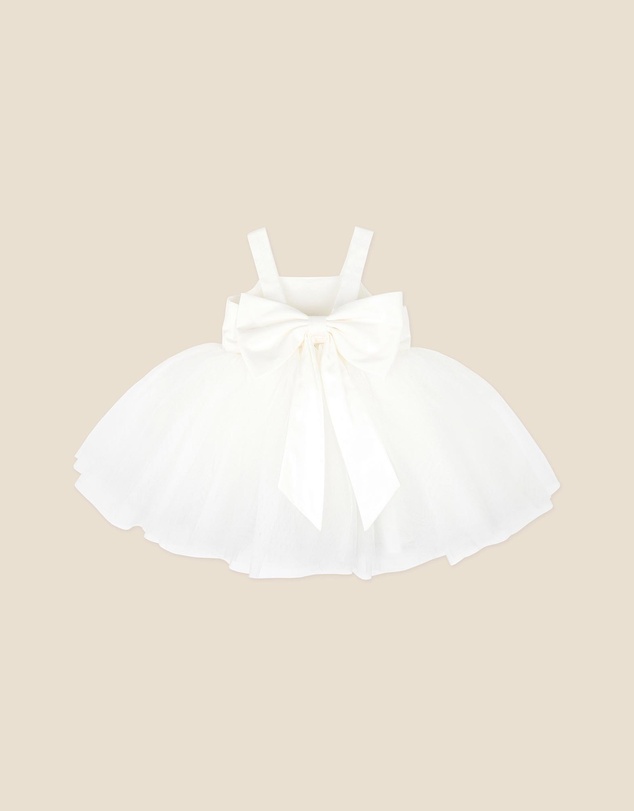Bebe by Minihaha - Embroidered Bodice Tulle Dress With Bloomers - Babies