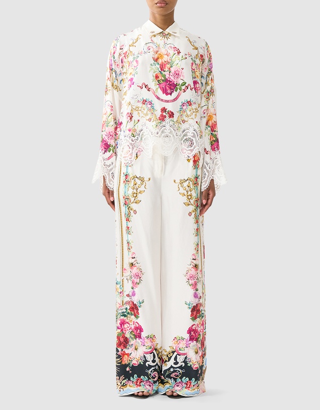 Camilla - Wide Leg Waisted Pants