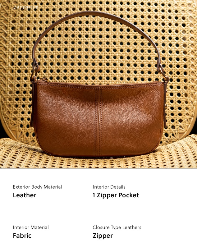 Fossil - Jolie Brown Small Crossbody Bag
