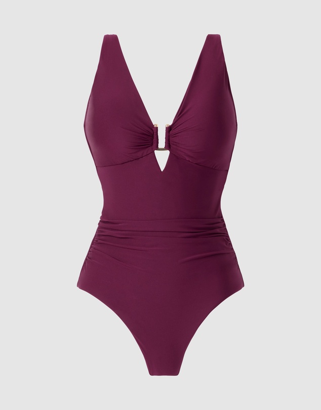 Magicsuit - Marquis Kristi Plunge One-Piece Shaping Swimsuit