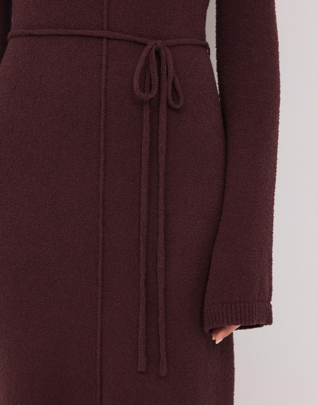 Calli - Iris Long Sleeve Knitted Maxi Dress