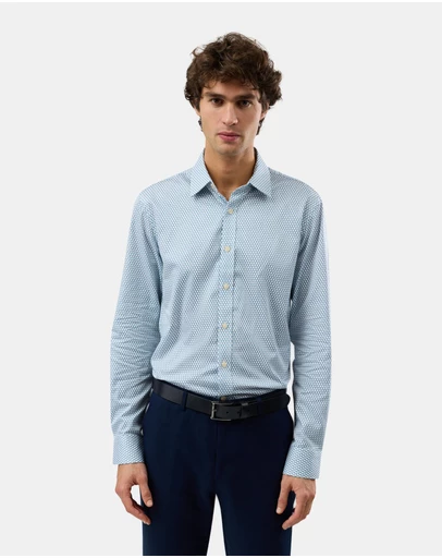 Brooksfield - Premium Print Shirt