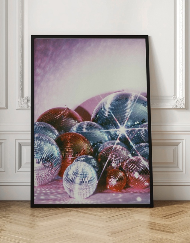 Olive et Oriel - Disco Ball Party by Samantha Hearn Art Print